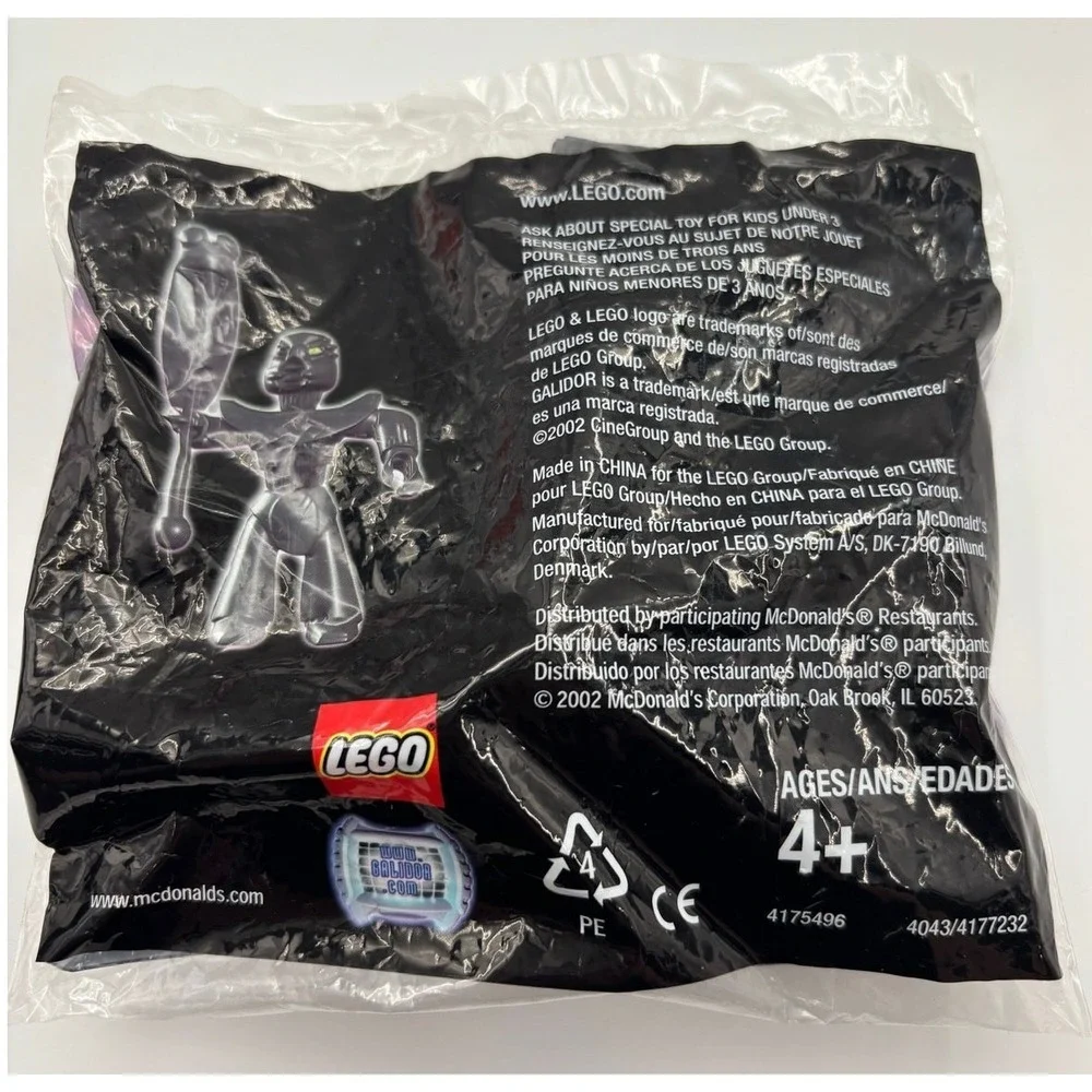 2002 Lego Galidor McDonald's Happy‎ Meal Toy #3 GORM- Sealed